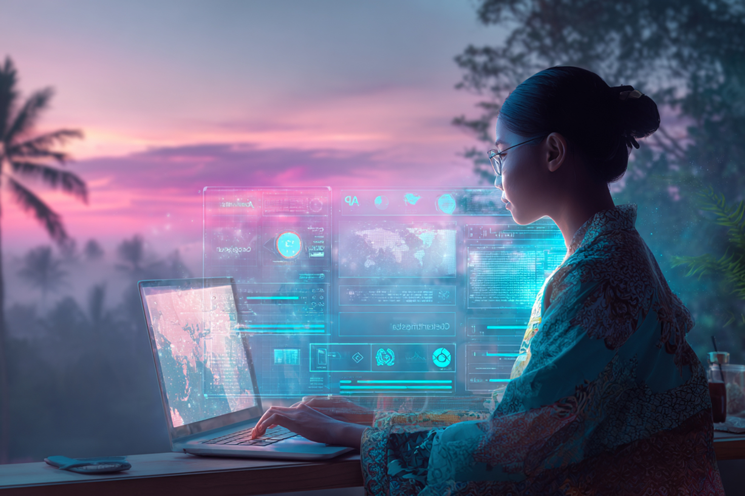 Siswa belajar teknologi programming dan coding di EduTech Indonesia - platform kursus online terbaik