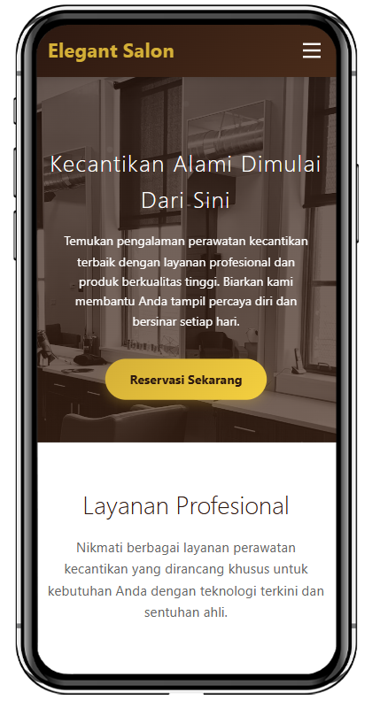 Website Elegant Salon