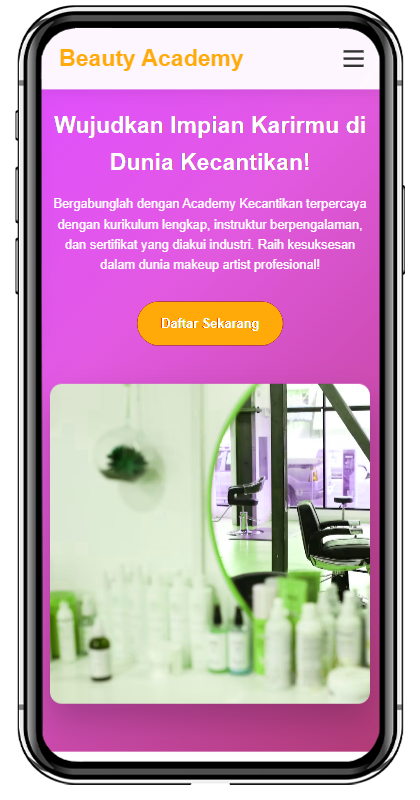 Website Beauty Academy