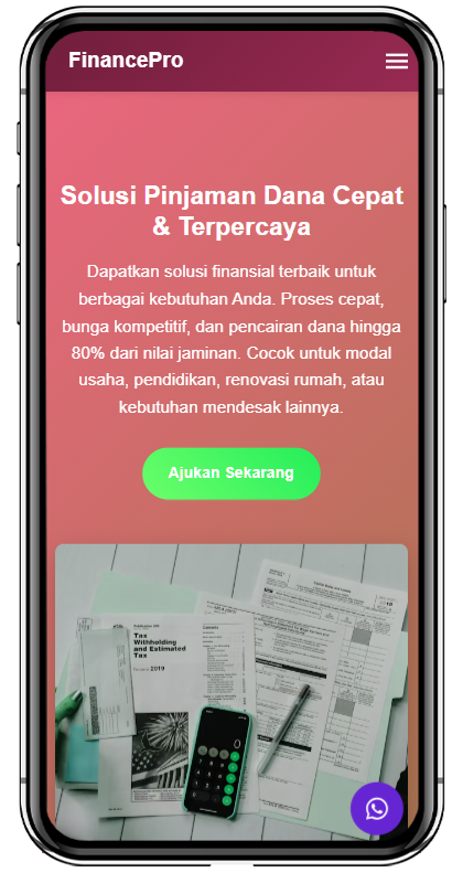 Website Finance Pro